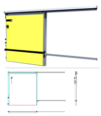 SLIDING DOOR 160x250 (FROZEN)