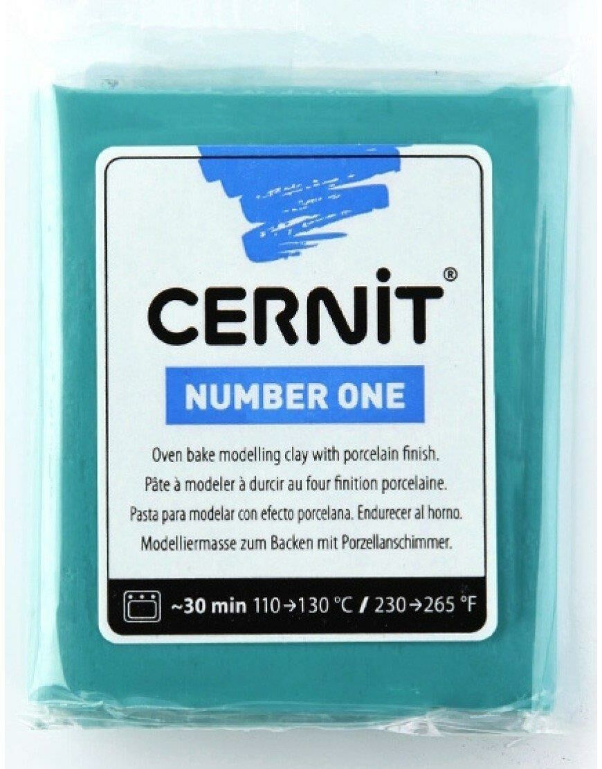 Cernit Number One Polimer Kil 56gr Turquoise Green 56676