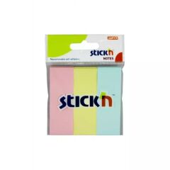 Gıpta Stickn Yapışkanlı Not Kağıdı 50yp 76x25 Pastel 3 Renk