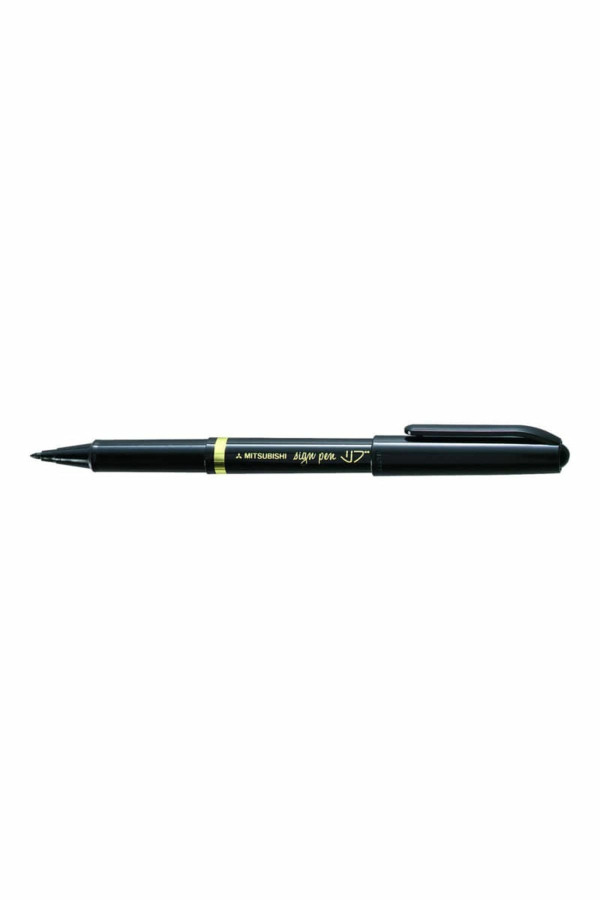 Mitsubishi Sign Pen 1.0 AkrilikUçluİmzaKalemiSiyah