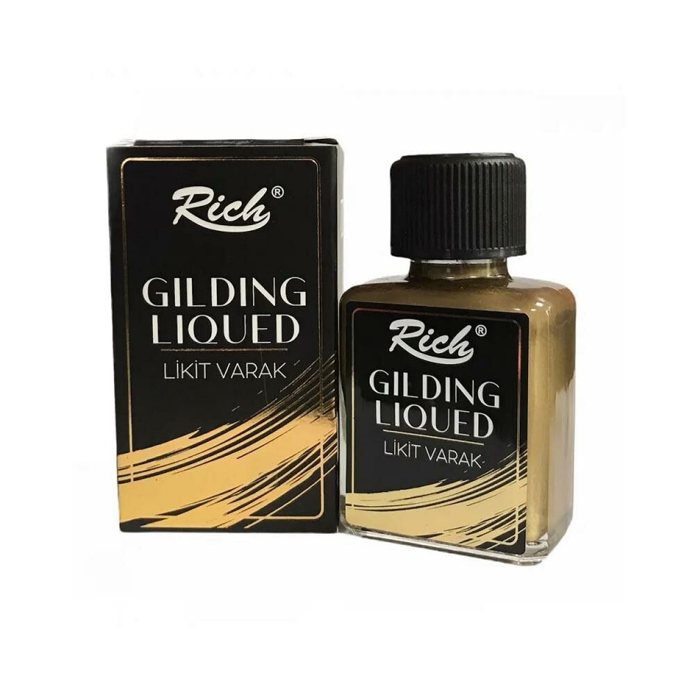 Rich Gildig Liqued Likit Varak 75ml Silver 70020