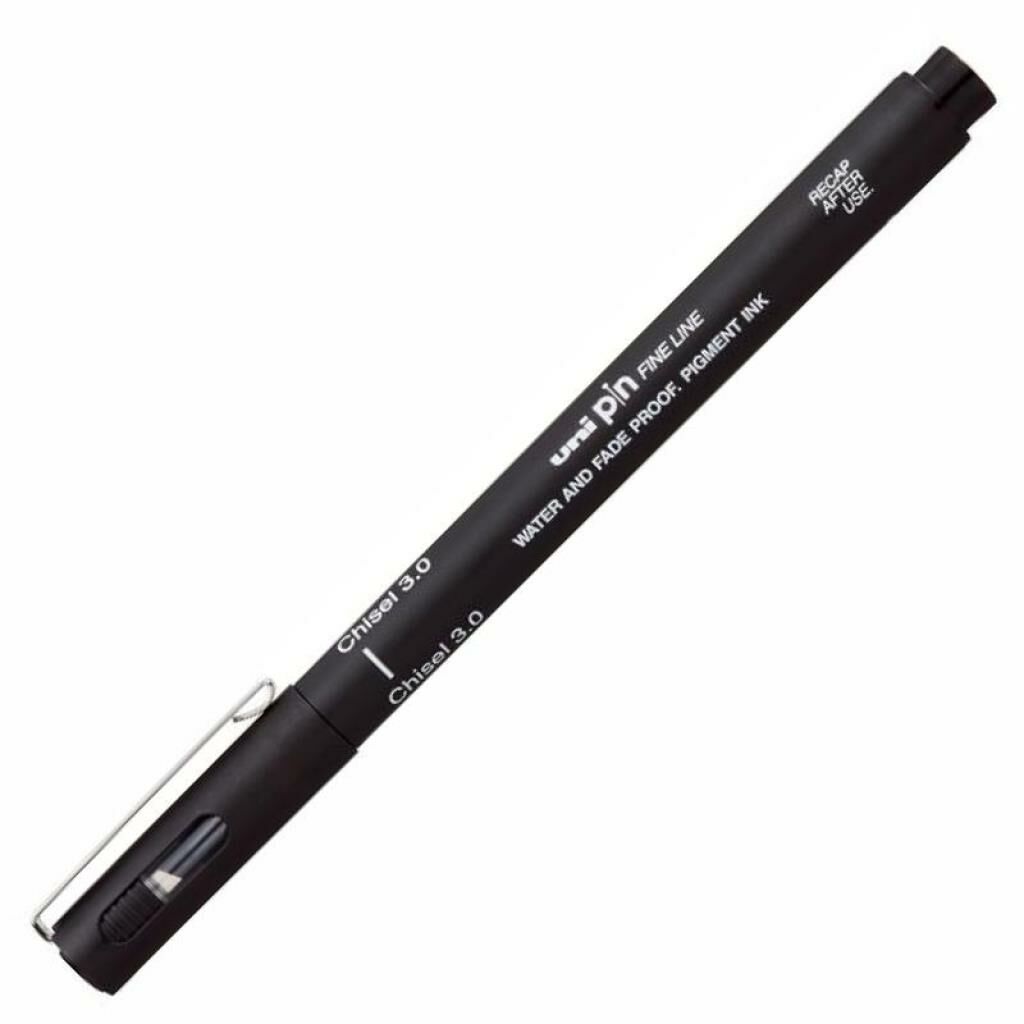 Uniball Yedek Teknik Kalem (Kare Başlı) 3.0 Siyah CS3-200