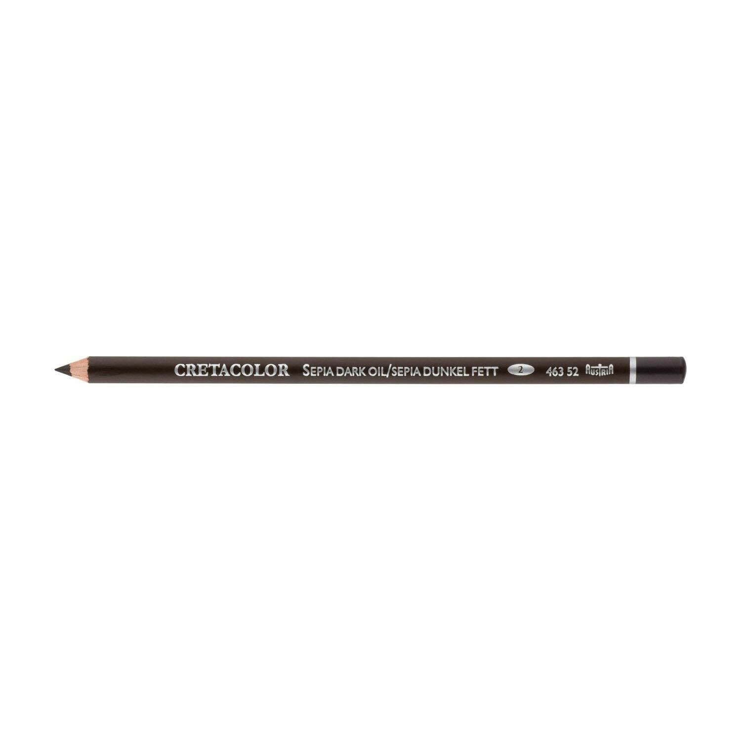 Cretacolor Sepia Pencils Oil Dark (Sanatçı Çizim Kalemi) 463 52