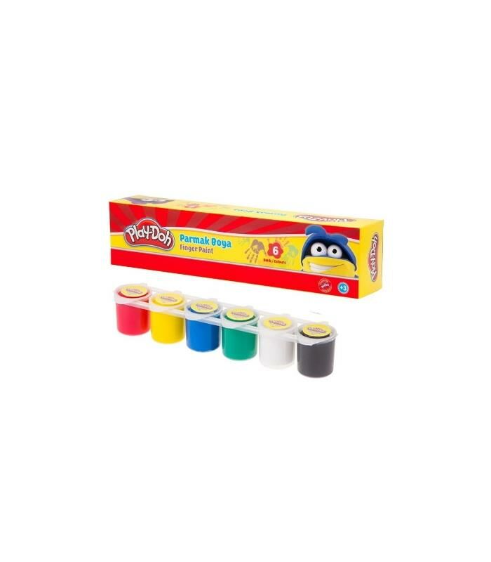Play-Doh 6Lı Parmak Boyası