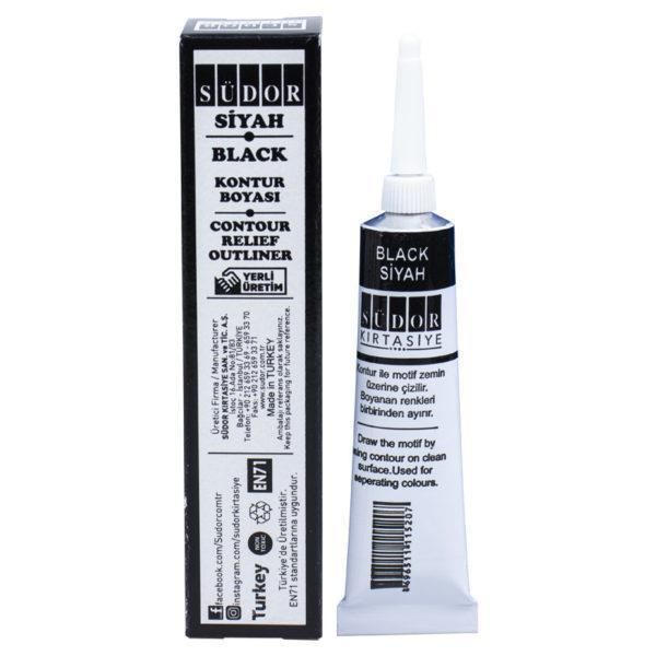 Südor Kontur Boyası Siyah 25ml Sd331