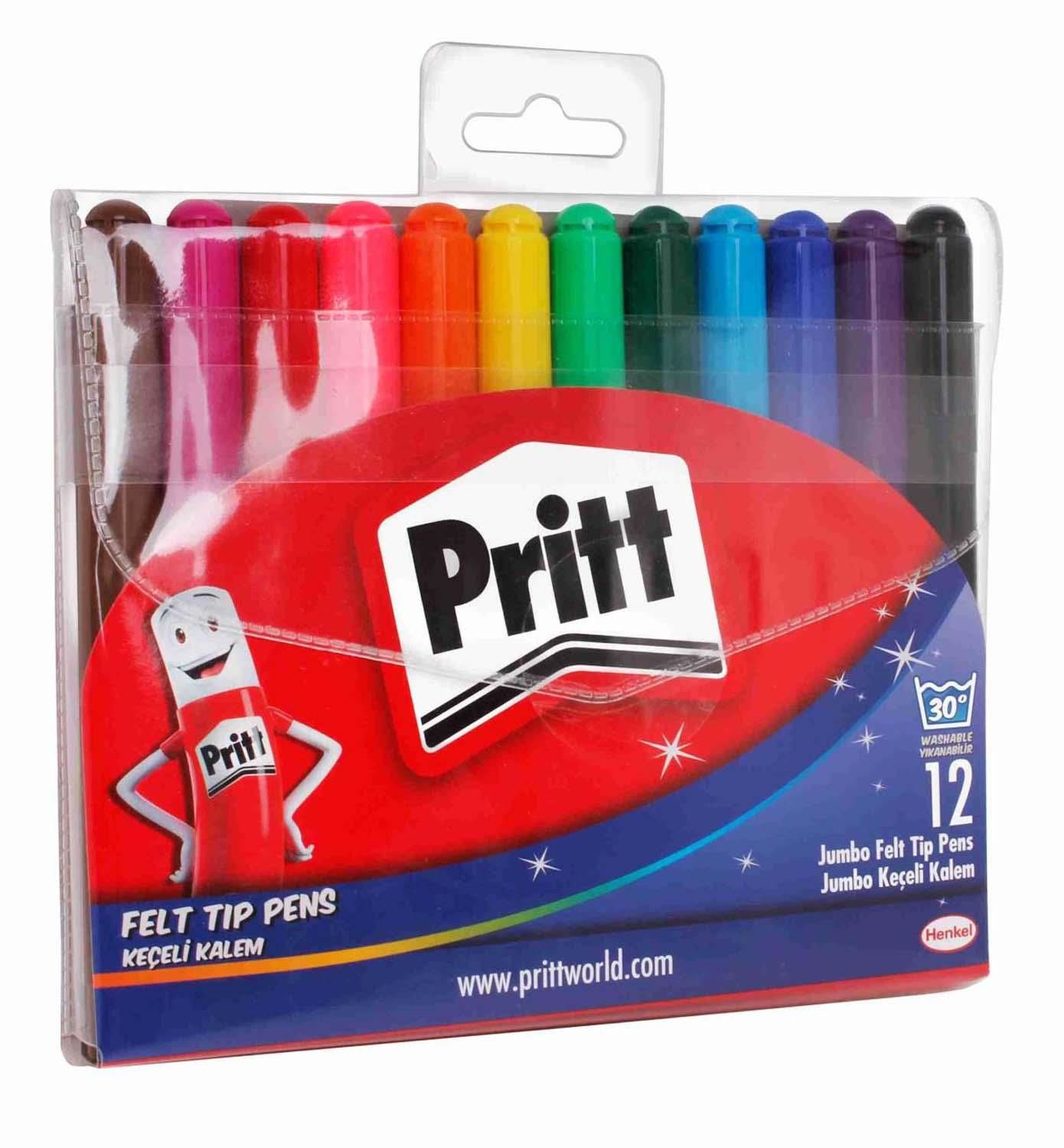 Pritt Jumbo Keçeli Kalem 12 Renk 31122019