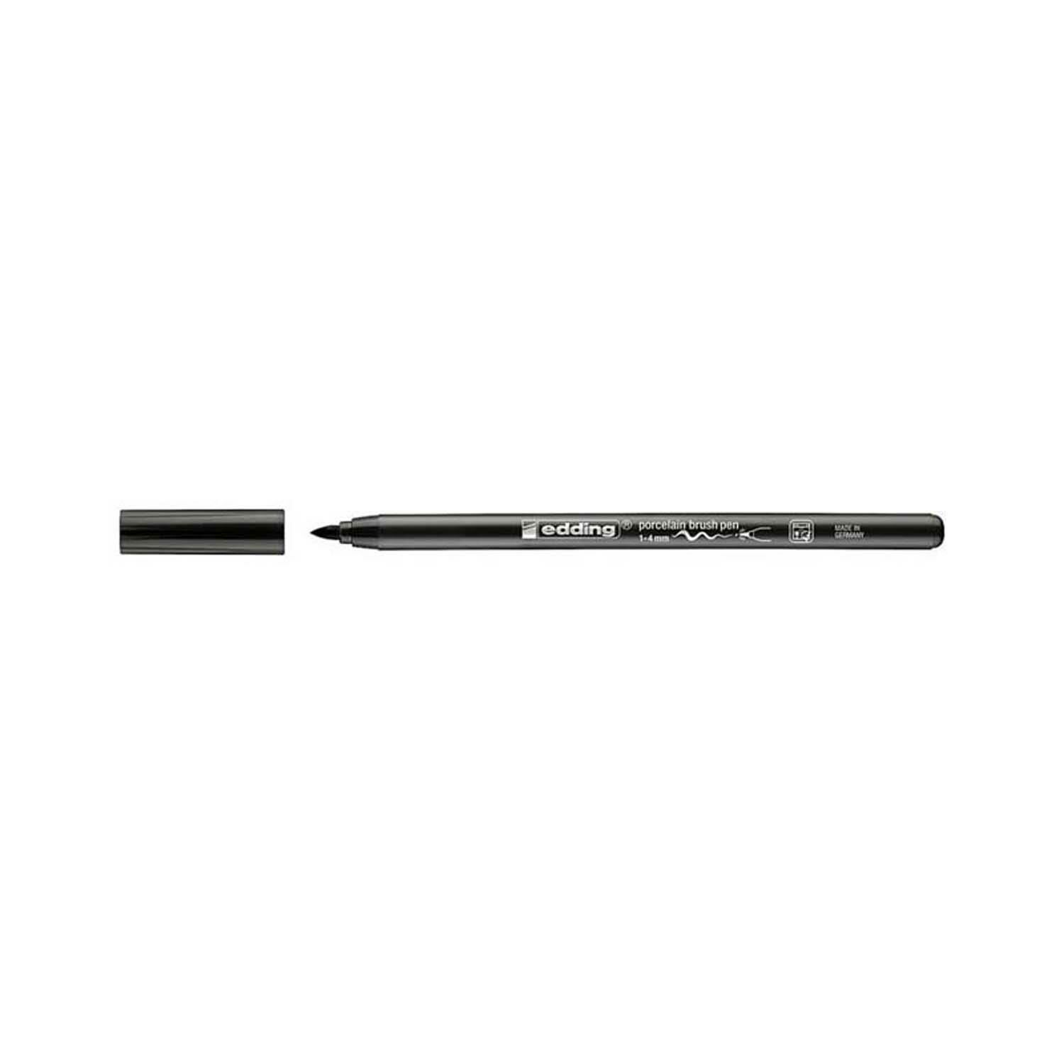 Edding Porselen Kalemi Siyah E-4200