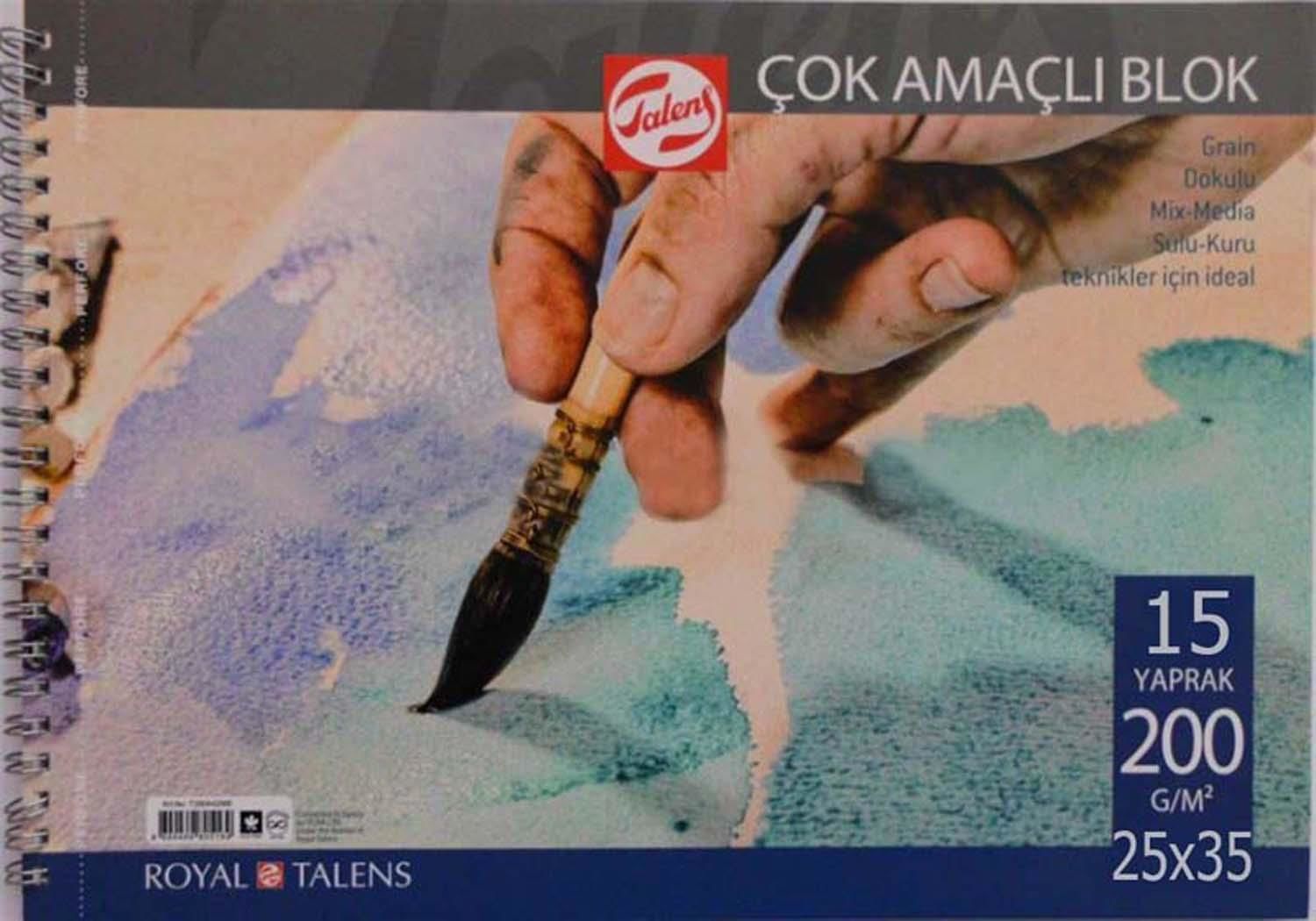 Talens 25X35 200Gr Cok Amaclı Resım Blogu