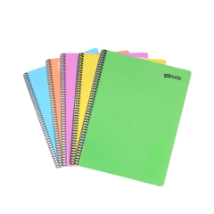 Mynote Flex Pastel Pp Kpk Spiralli A4 140yp Çizgili Defter