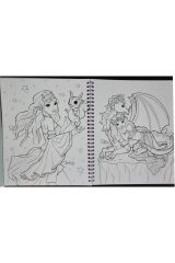 TOPModel Colouring Book With Dragon Love 0411912-A