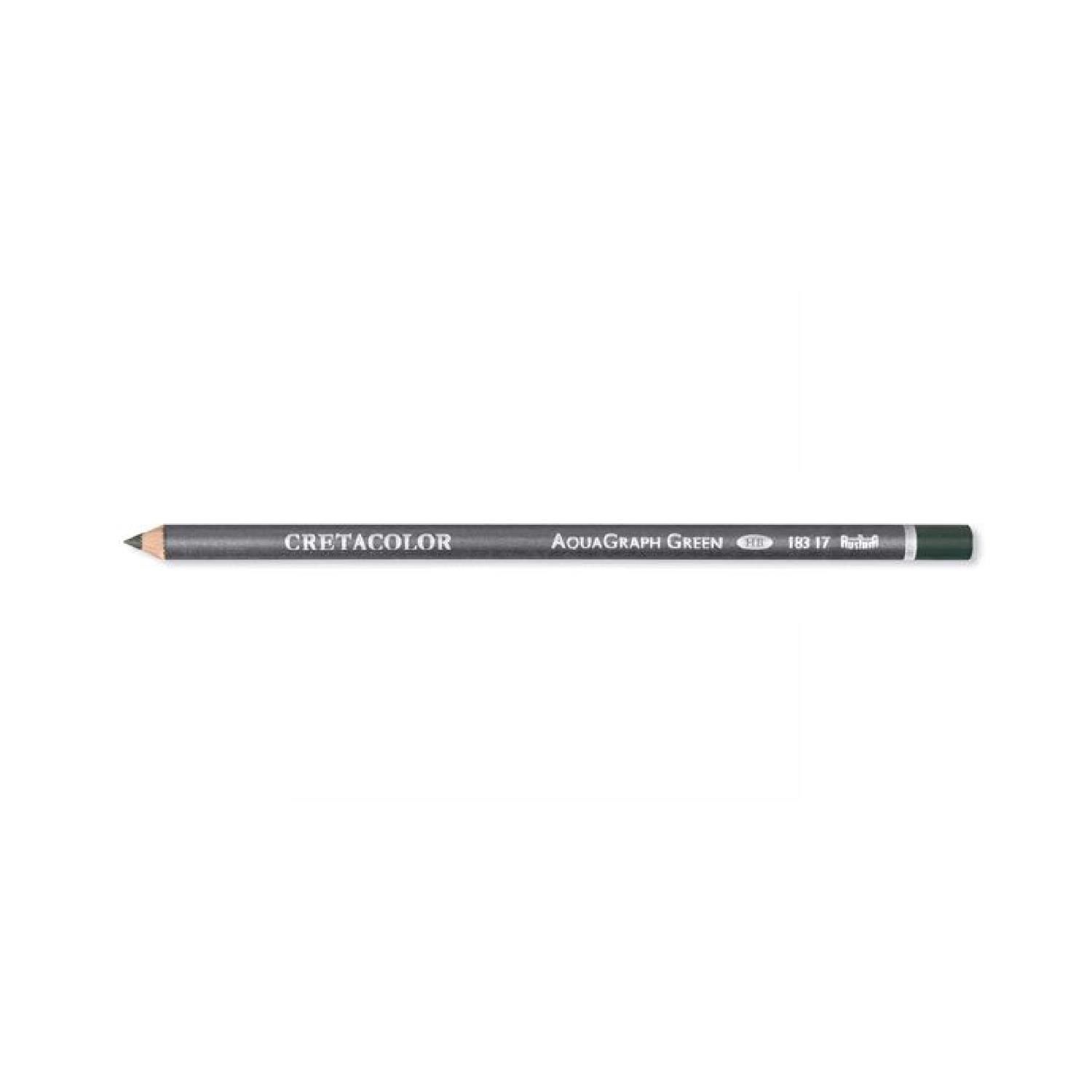 Cretacolor Aqua Graph Yeşil Graphite Aquarell Pencils HB (Sulandırılabilir Çizim Kalemi) 183 17