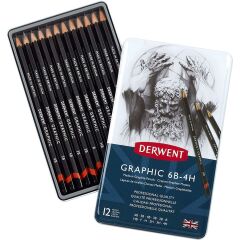 Derwent 12'Li Graphıc Medıum Dereceli Tk.34214