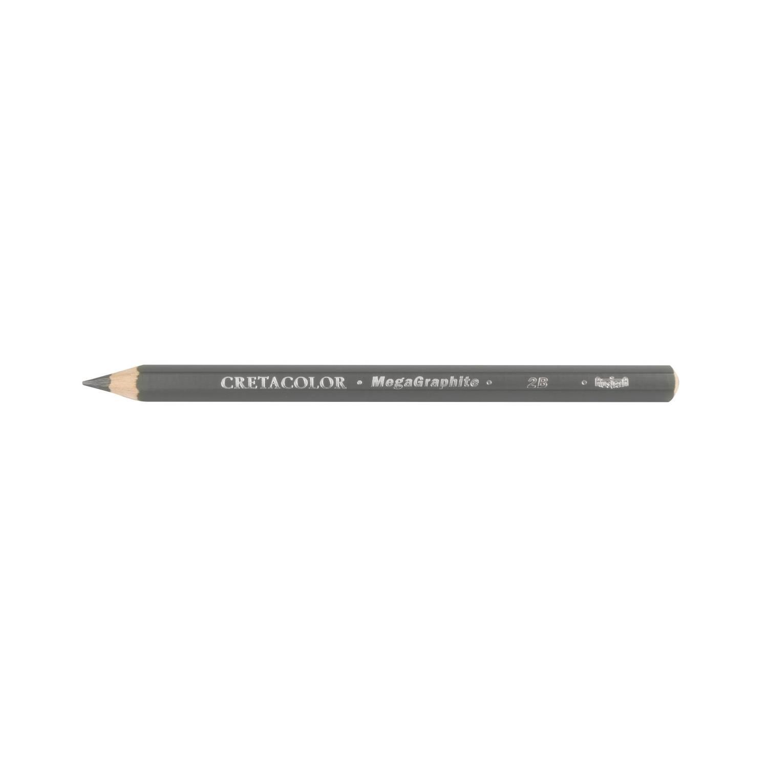 Cretacolor Mega Graphite Pencils 2B (Mega Dereceli Kalem) 170 02