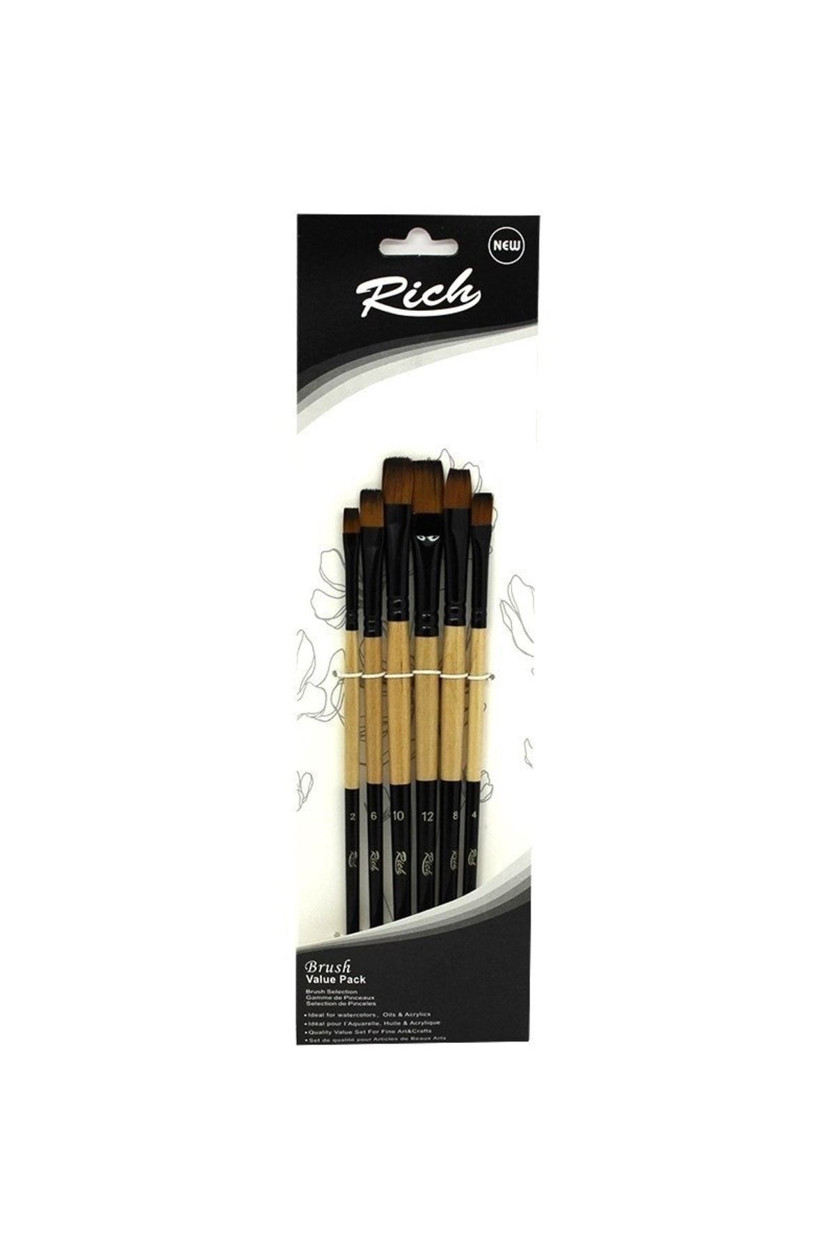 Rich Fırça Yeni Seri 05 Stroke 6lı Set