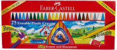 Faber-Castell Silinebilir Wax Crayons 25 Renk
