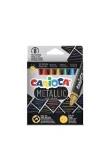 Carioca Metalik Wax Maxi Pastel Boya Kalemi 8li 43163