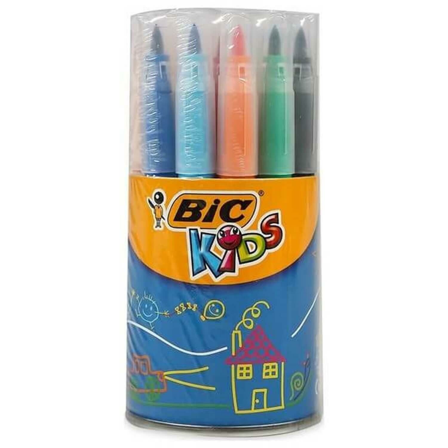 Bic Vısa 18Li Fırça Uçlu Keçeli Kalem 828965