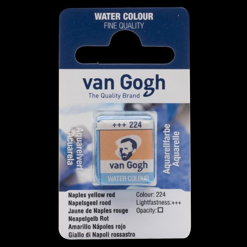 Sulu Boya Van Gogh Tablet No:224 Naples Yellow Red