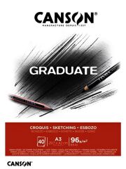 Canson Graduate A3 Sketching Blok 96Gr 40Yp