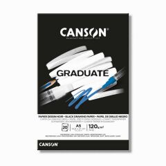 Canson Graduate A5 Siyah Blok120Gr 20Yp