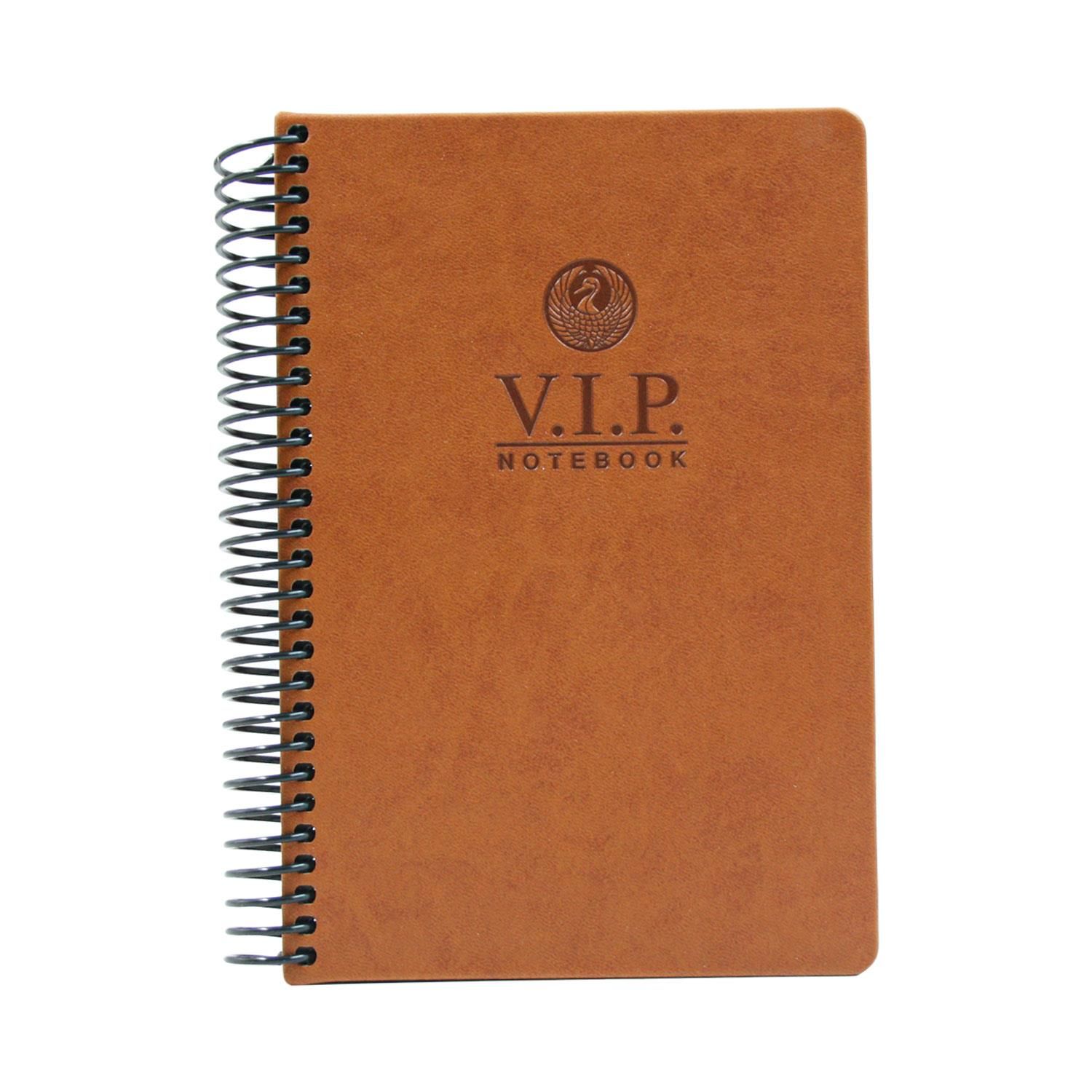 Gıpta VIP 17x24 140 Yaprak Çizgisiz Deri Kapak Defter