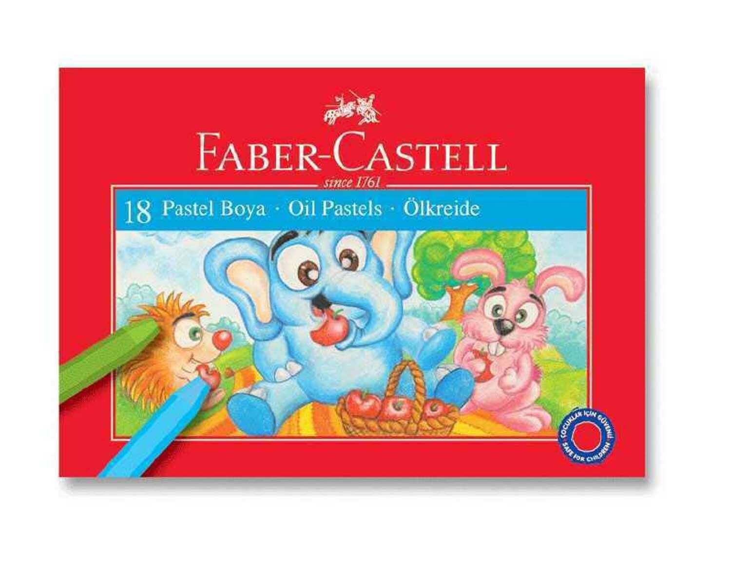 Faber-Castell Pastel Boya Karton Kutu 18 Renk