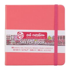 Talens Artcreation Sketch Book 12x12 140gr Coral Red