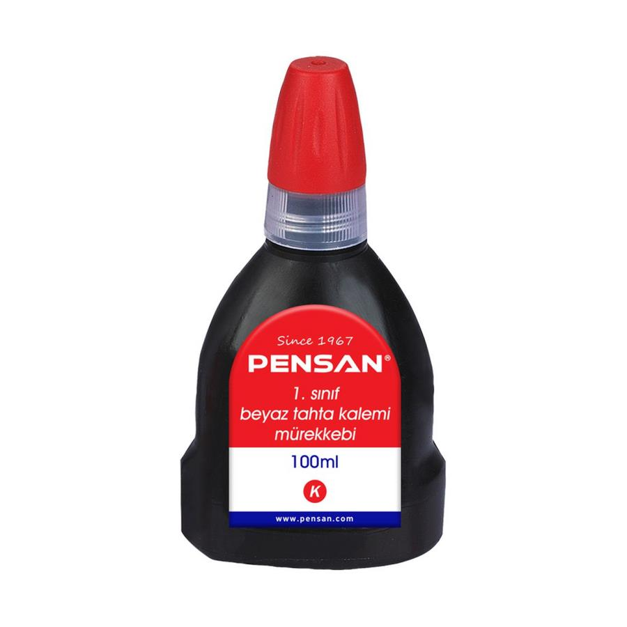 Pensan Tahta Kalemi Mürekkebi Kırmızı 100 Ml 4009