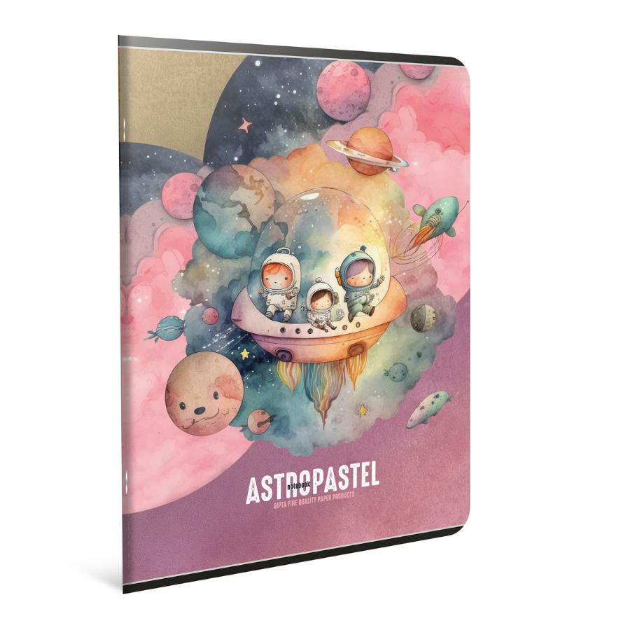 Gıpta Astropastel A4 80yp Kareli Tel Dikiş. Karton Kapak Defter