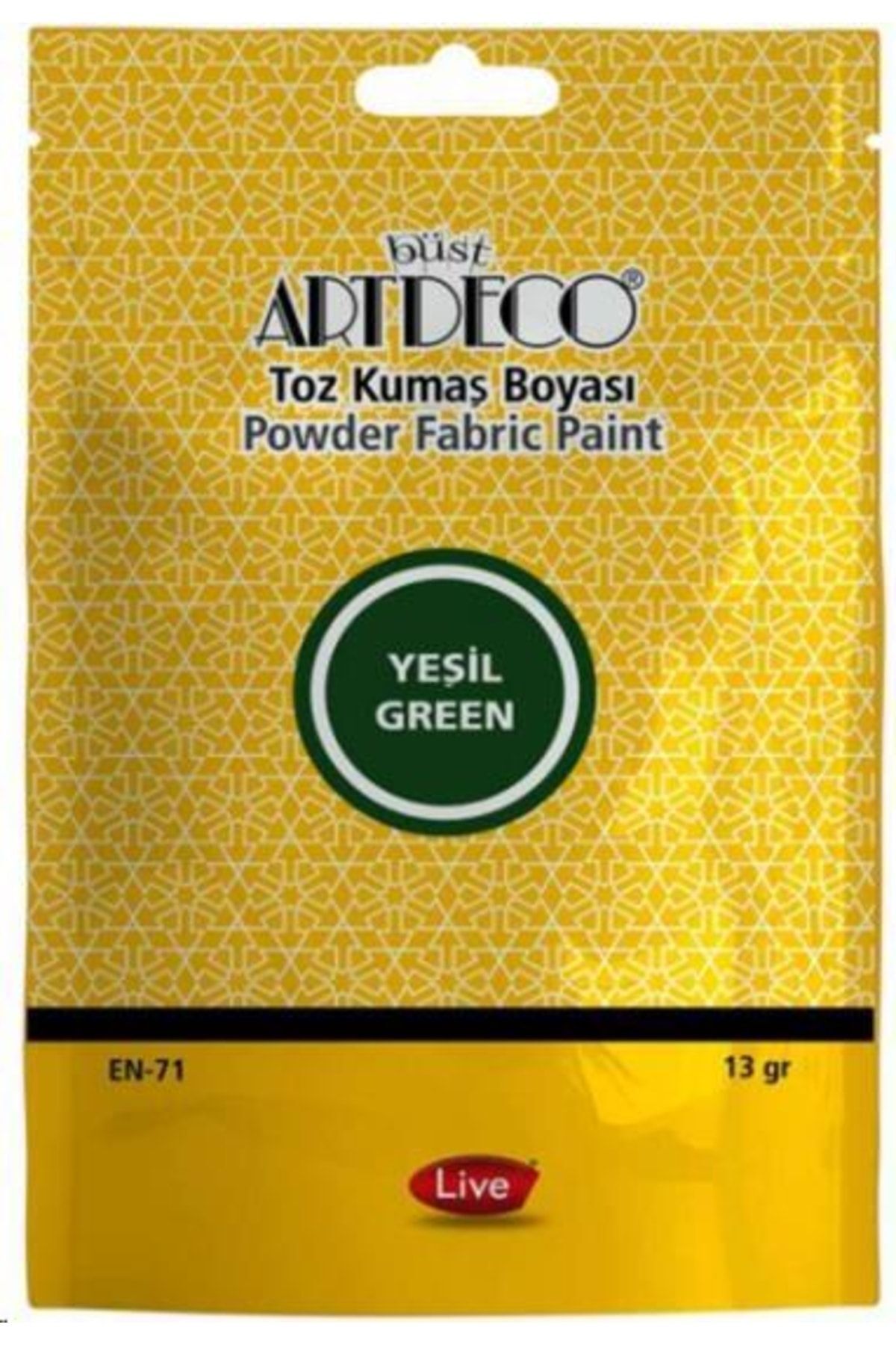 Artdeco Toz Kumaş Boyası 13gr Yeşil 1113