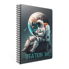 Gıpta Station A4 80yp Çizgili Sp Karton Kapak Defter 7179