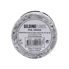 Rich Gilding Flakes Pul Varak Silver 0171