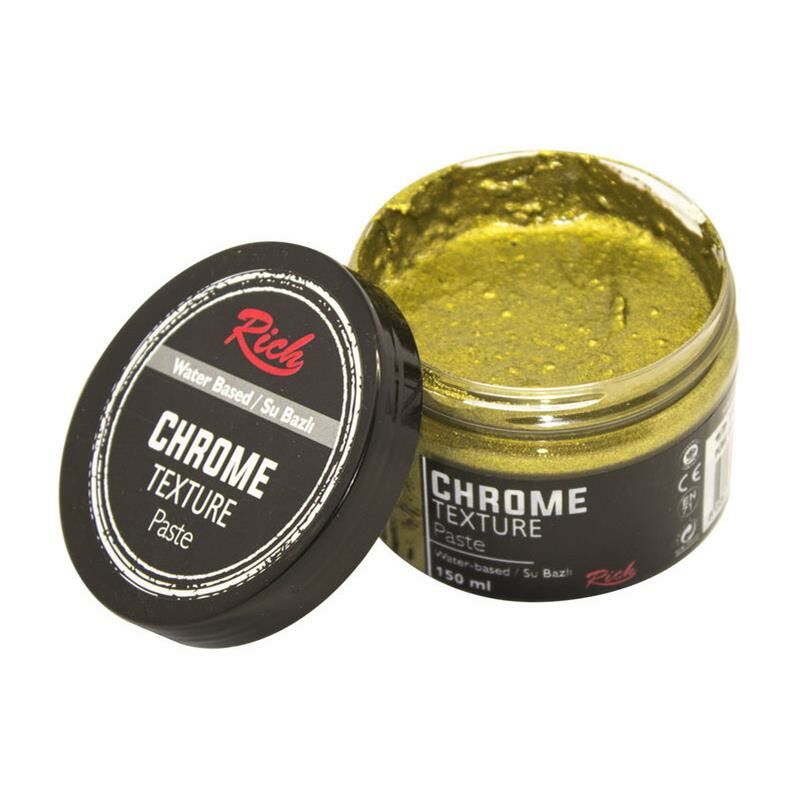 Rich Chrome Texture Paste 9208 Püre Gold