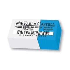 Faber-Castell 7082/30 Mavi Beyaz Silgi