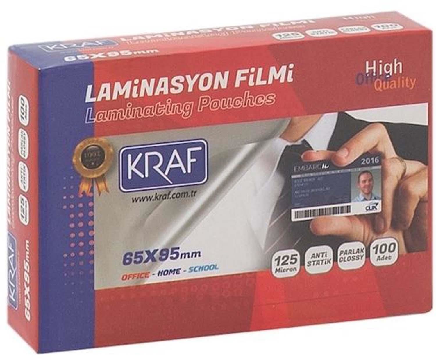 Kraf Laminasyon Filmi 65X95Mm 125Mic 100Lü 2126