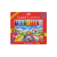 Faber-Castell Silinebilir Wax Crayon Boya 15 Renk