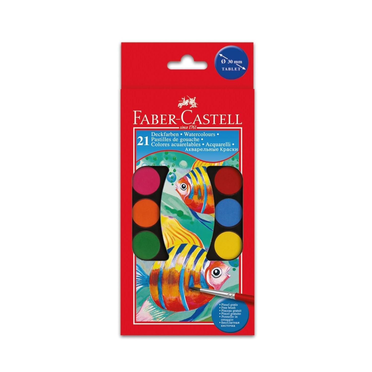 Faber-Castell Suluboya Büyük Boy 21 Renk