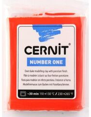 Cernit Number One Polimer Kil 56gr Poppy Red 56428