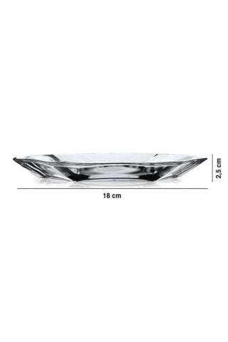 Crystallin Reflection 6'lı Pasta Tabağı - 18 cm