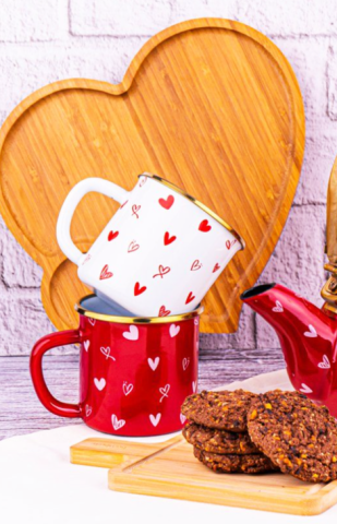 Pera Love - Çay Seti Kırmızı