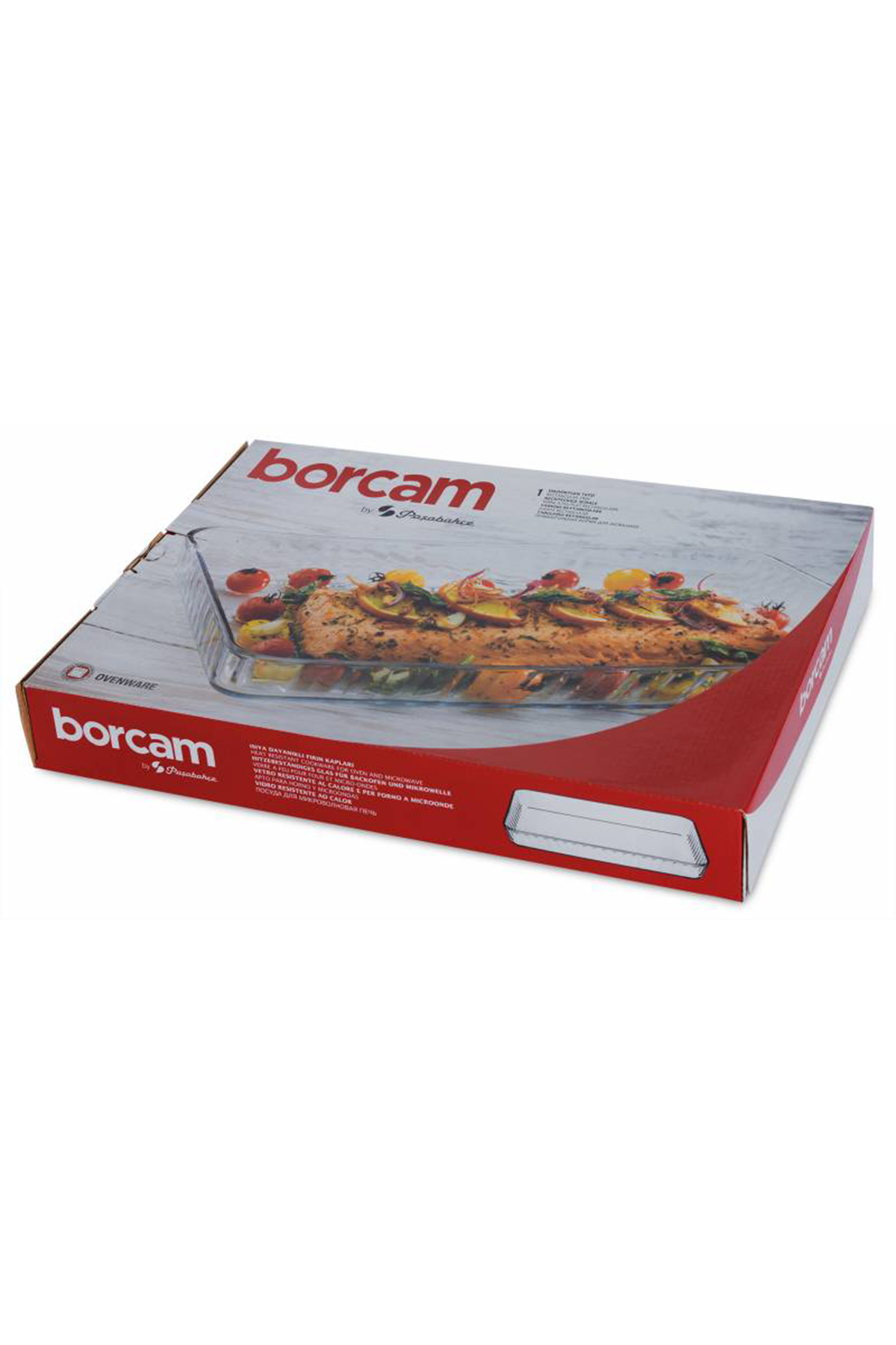 Paşabahçe 59204 Borcam Dikdörtgen Fırın Kabı 3800cc