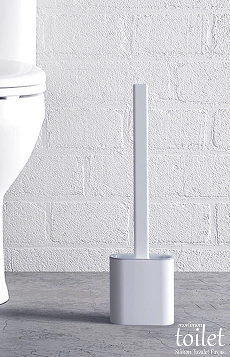 Toilet Bükülebilir Pratik Silikon Wc Klozet Fırçası