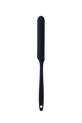 Isıya Dayanıklı Kauçuk Silikon Pasta Spatulası - 25cm - Siyah