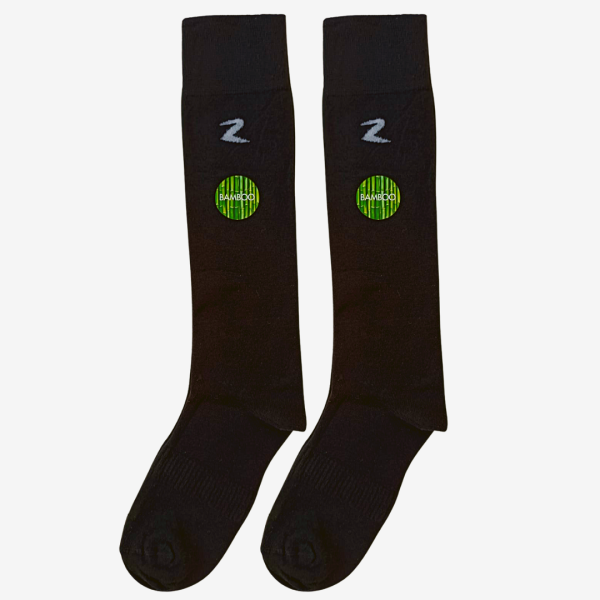 Shocks Kadın Siyah Bambu Dizaltı Çorap