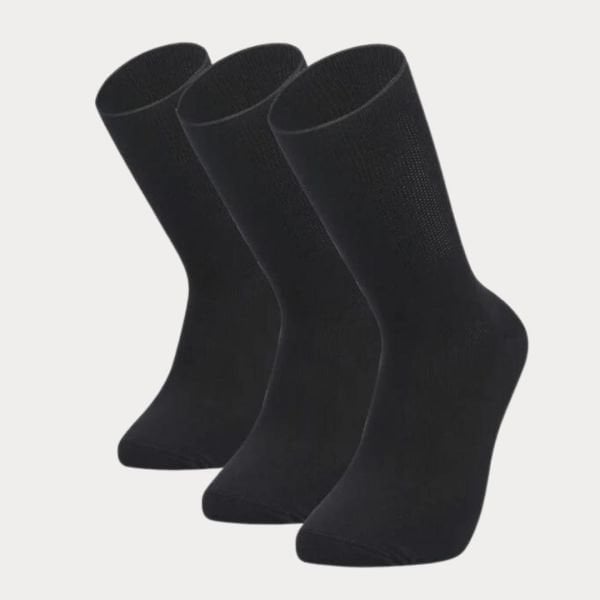 Shocks 3'lü Siyah Unisex Premium Diyabet Çorap