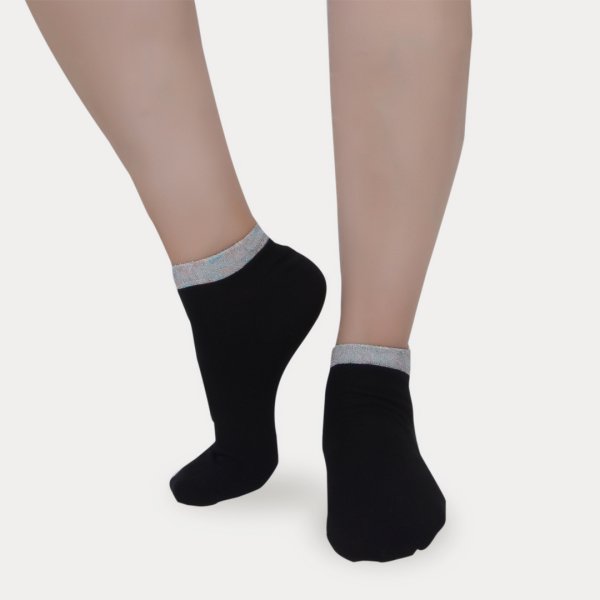 Shocks 3'lü Kadın Sim Detaylı Patik Çorap