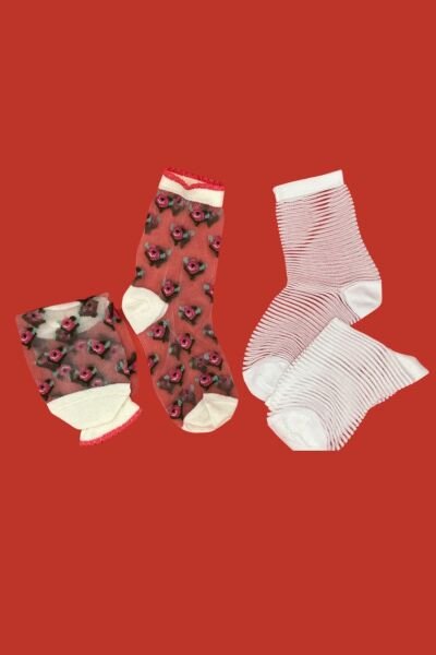 Shocks Kadın 2'li Transparan Soket Çorap
