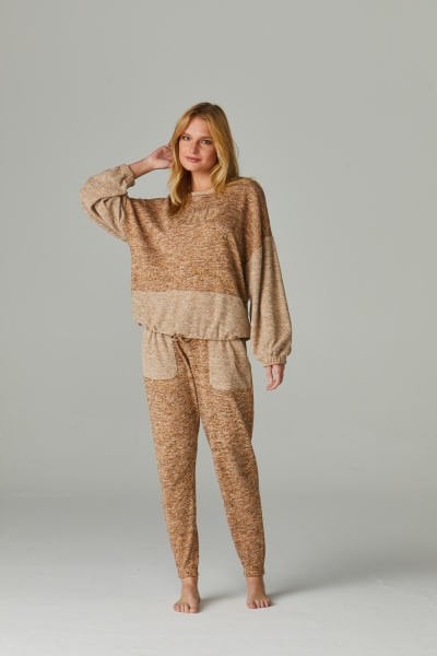 Akari Kapüşonlu Tunik Kadın Pijama Takımı