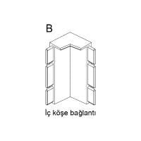 Hafele BASEBOARD İç köşe bağlantı 10lu Paket