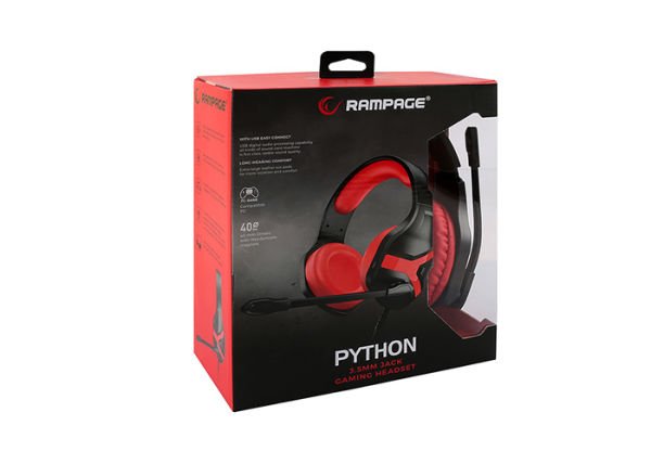 RAMPAGE RM-X1 PYTHON MİKROFONLU OYUNCU KULAKLIK